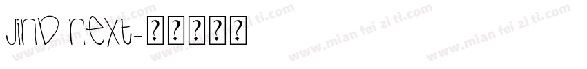 JIND NEXT字体转换